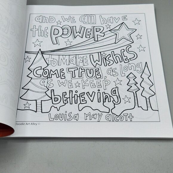 Attitude Is Everything Doodle Art Alley Books Coloring Book Volume 3 Adult - Picture 3 of 5